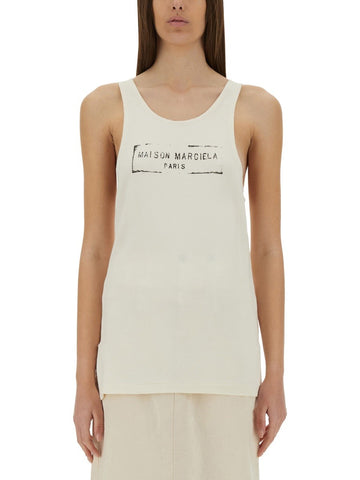 Maison Margiela Maison Margiela - LOGO PRINT TANK TOP