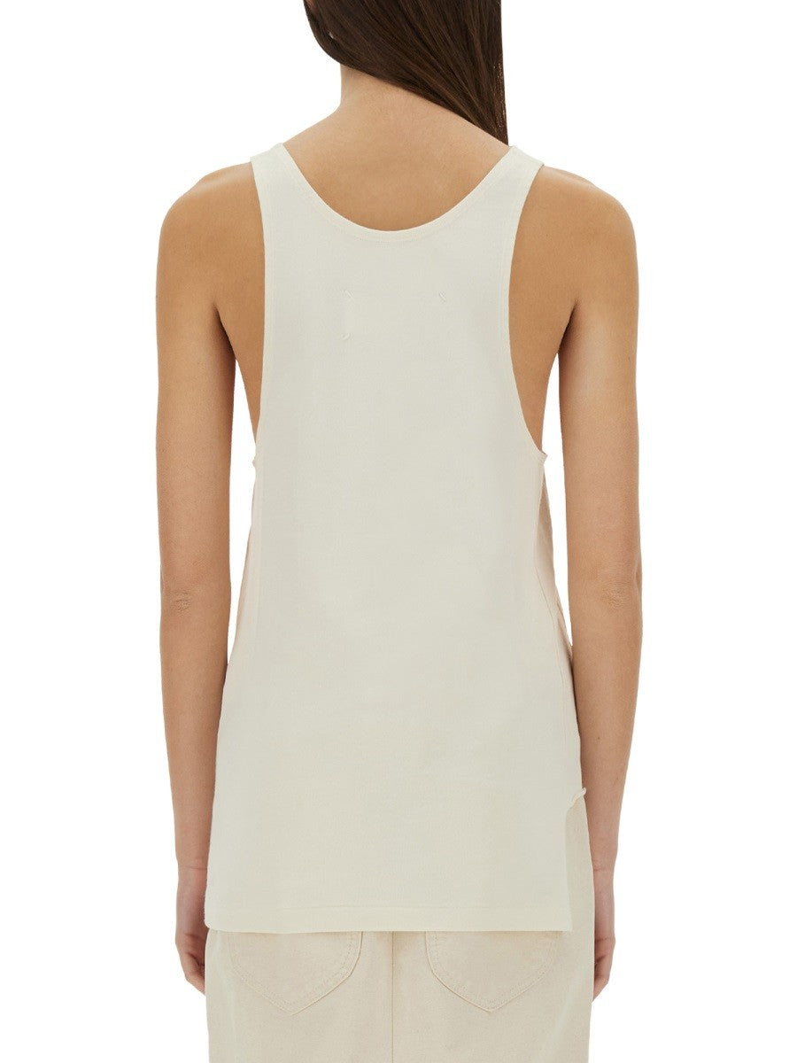 Maison Margiela Maison Margiela - LOGO PRINT TANK TOP