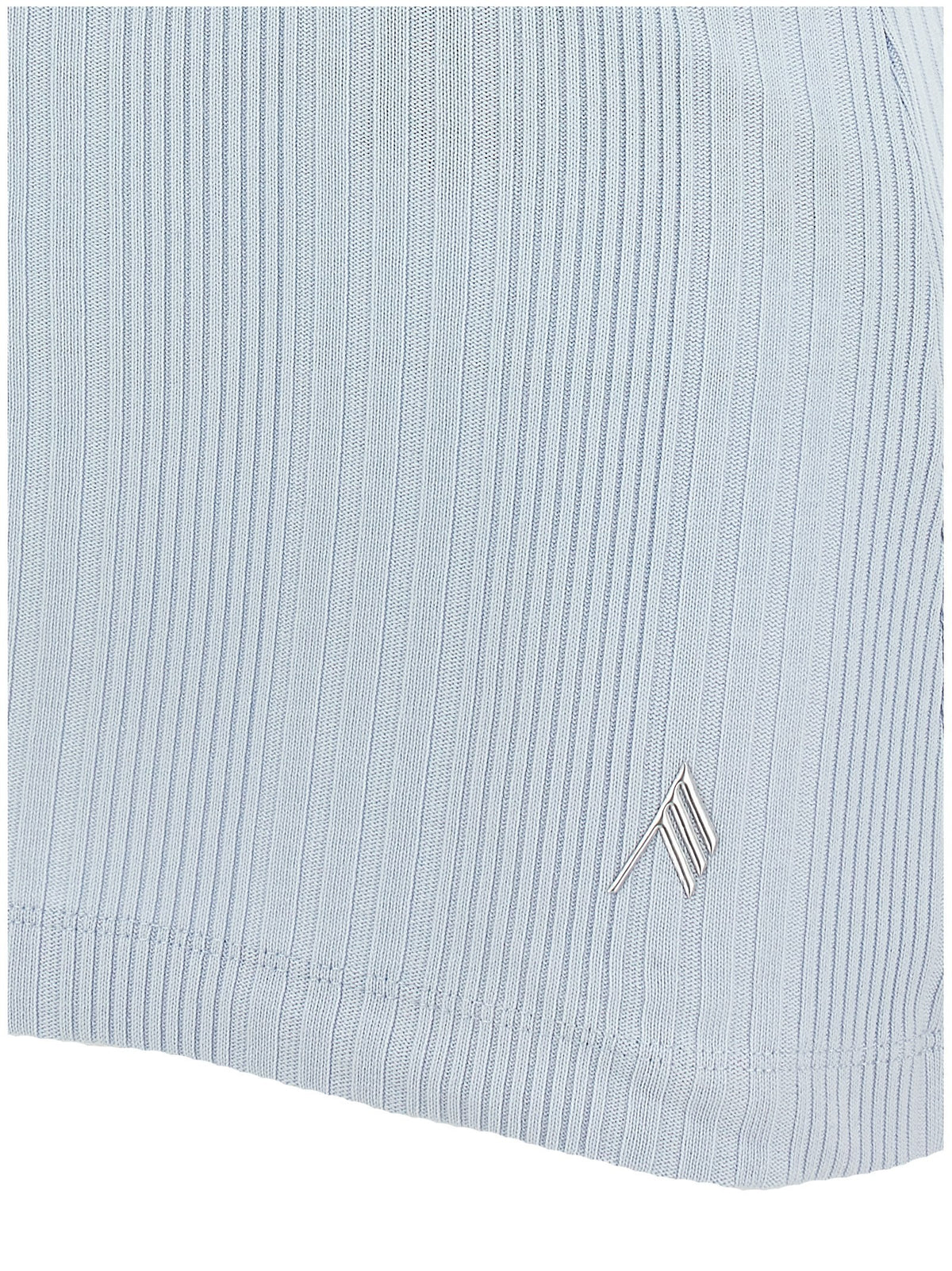 The Attico - Logo ribbed top