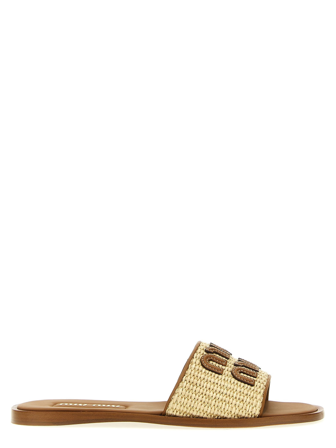 Miu Miu - Logo sandals logo-sandals