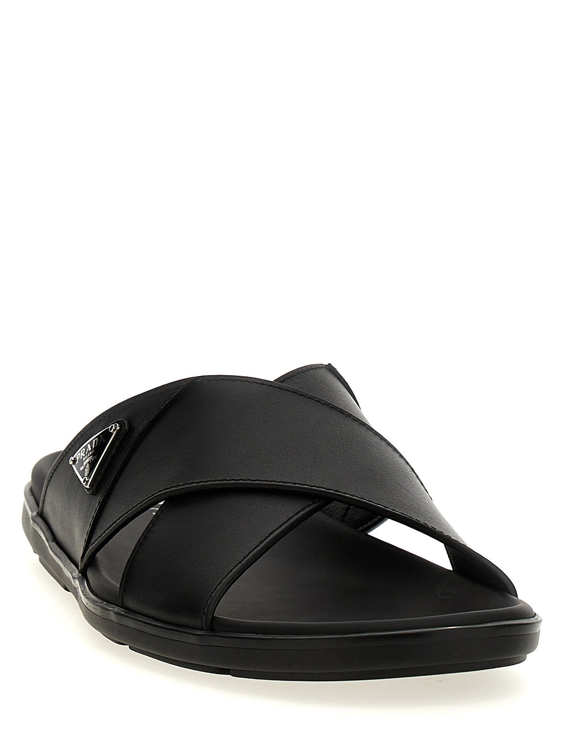 PRADA - Logo sandals Black 6