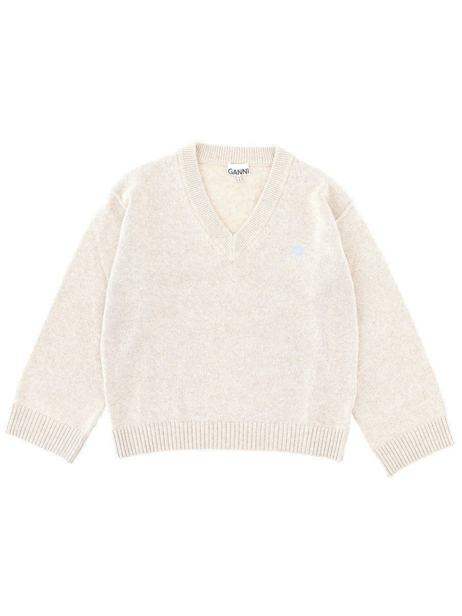 GANNI - Logo sweater logo-sweater