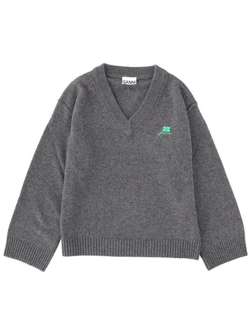 GANNI - Logo sweater logo-sweater_b3050d20-f693-424b-8930-e3b35bf94720