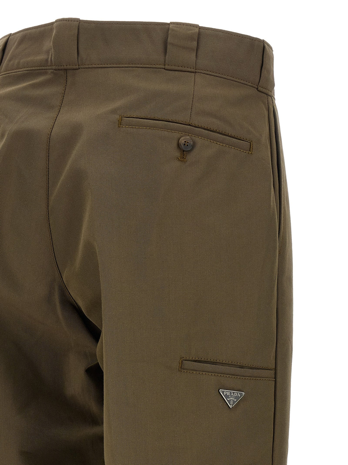 PRADA - Logo tailored trousers