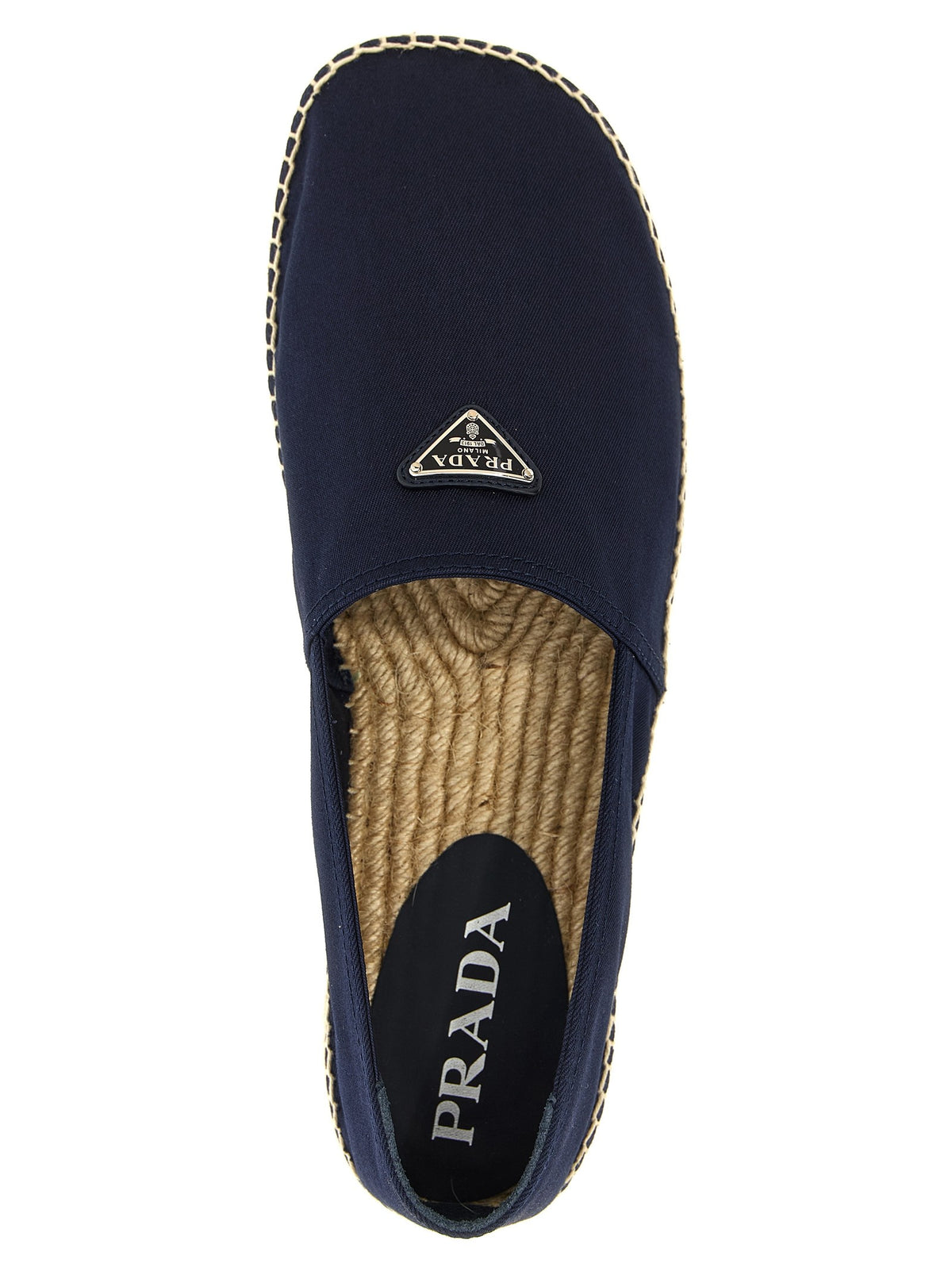 PRADA - Logo tringolo espadrilles