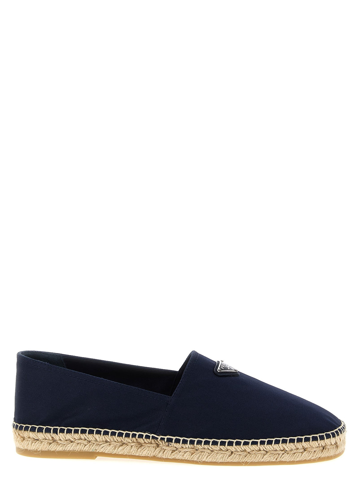 PRADA - Logo tringolo espadrilles Blue