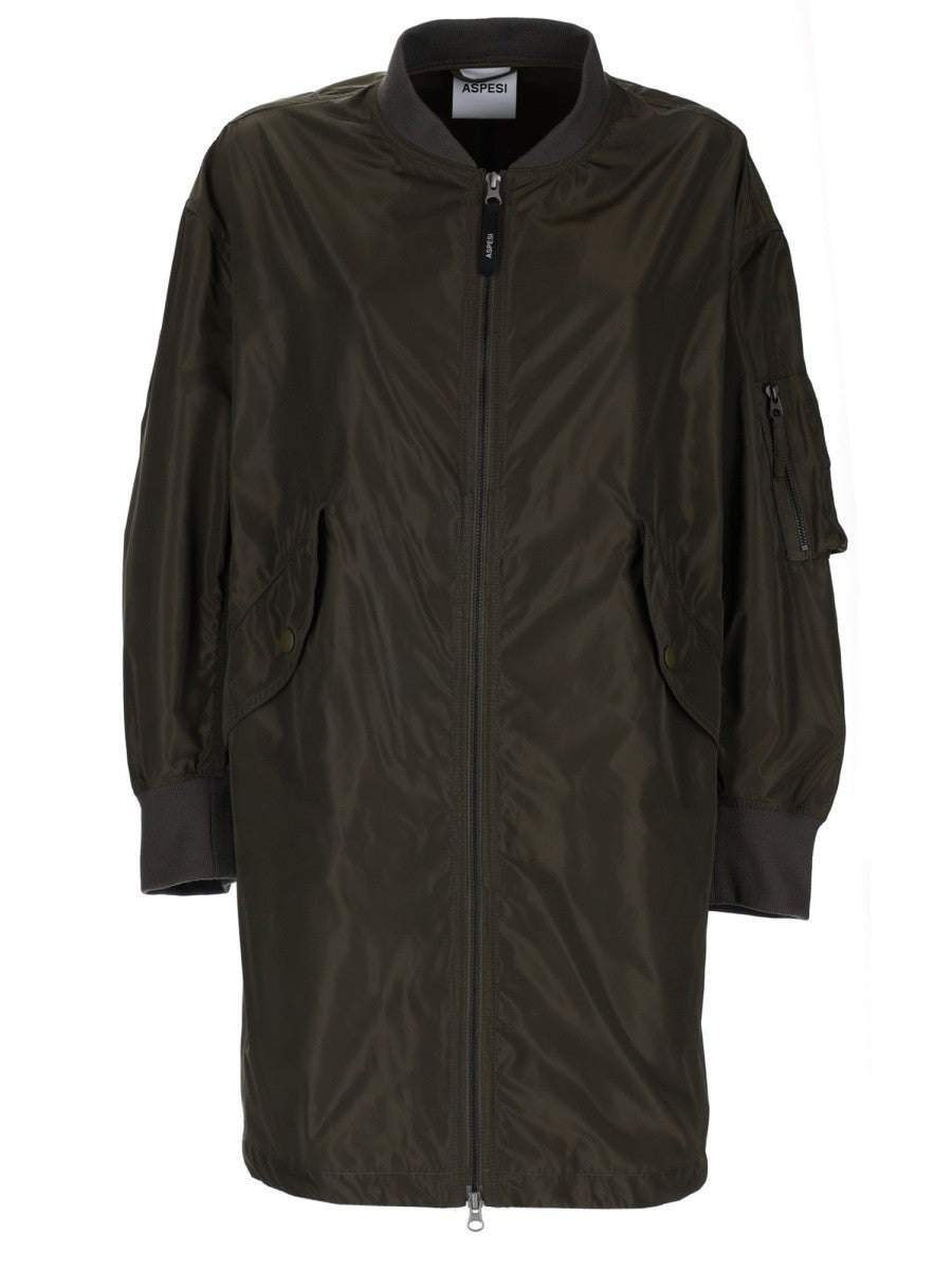 ASPESI - LONG BOMBER JACKET long-bomber-jacket