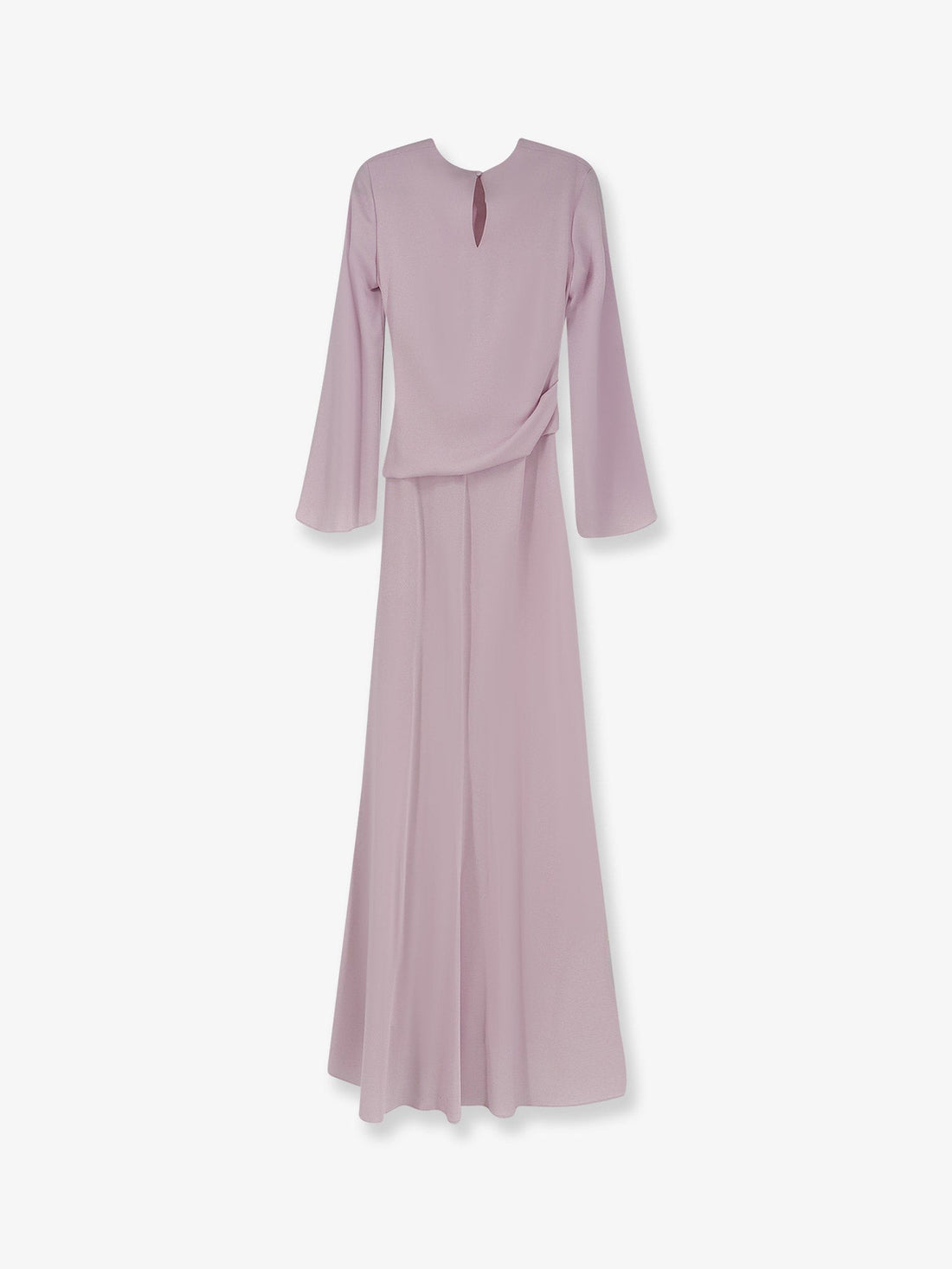 Long dress with drapery