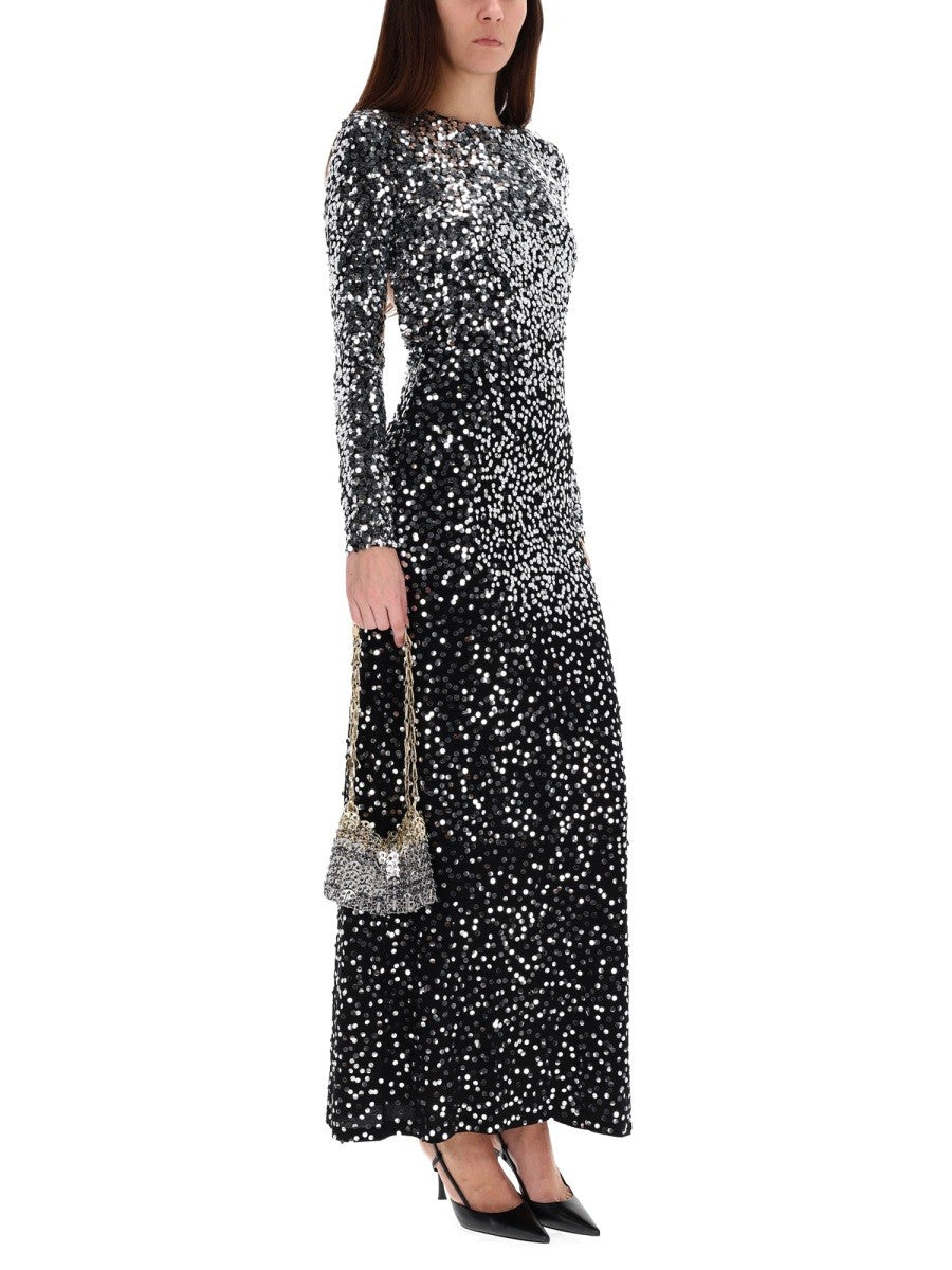 LONG DRESS WITH SEQUINS