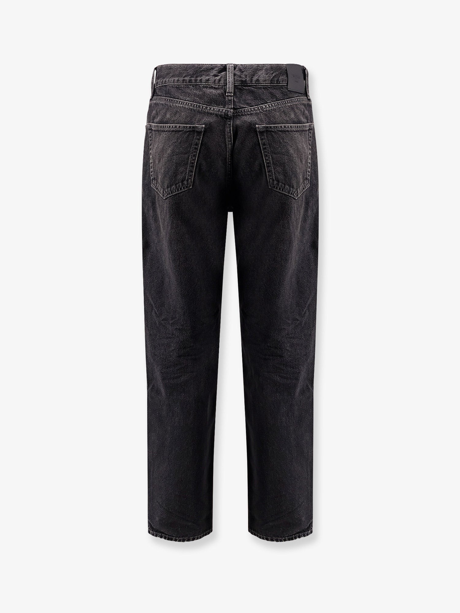 Long Mick black denim trousers