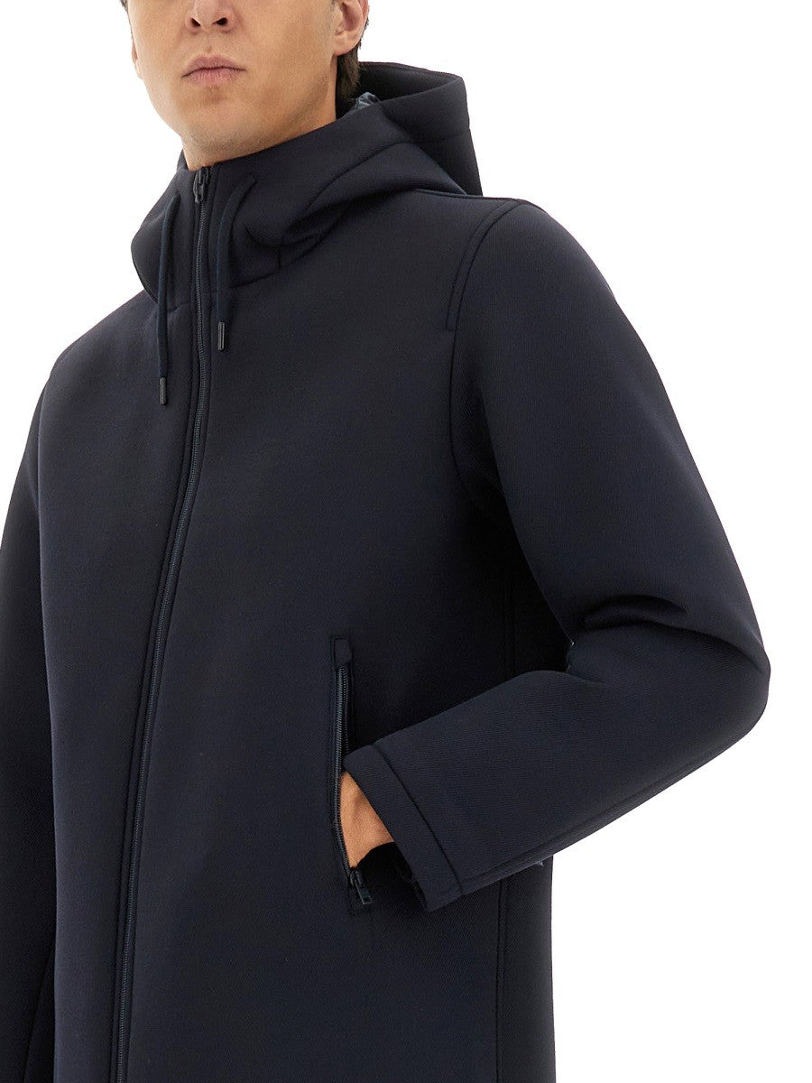 Herno Herno - LONG PARKA IN THREE LAYERS "SCUBA"