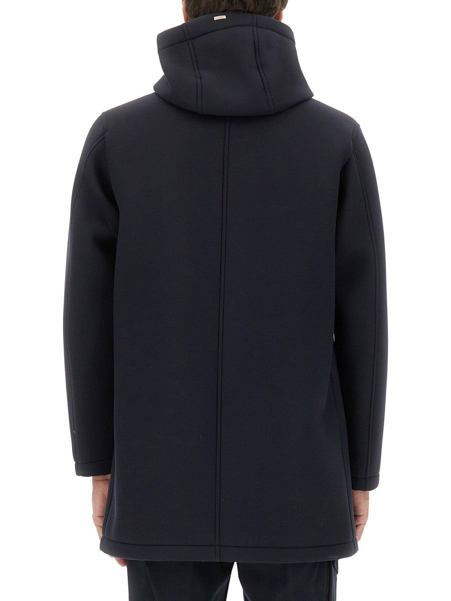 Herno Herno - LONG PARKA IN THREE LAYERS "SCUBA"