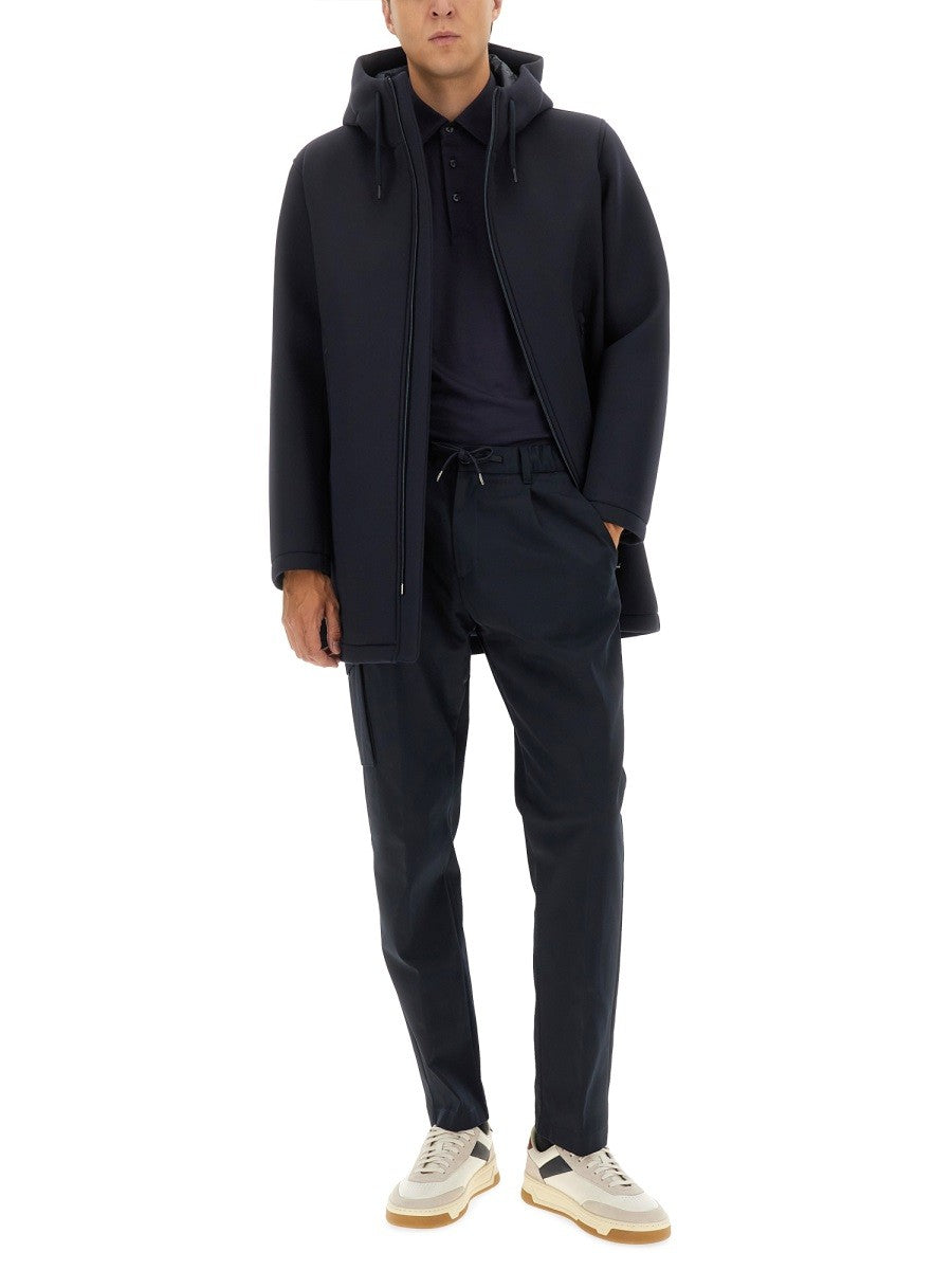 Herno Herno - LONG PARKA IN THREE LAYERS "SCUBA"
