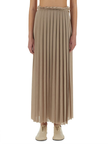 AMI PARIS - LONG PLEATED SKIRT long-pleated-skirt