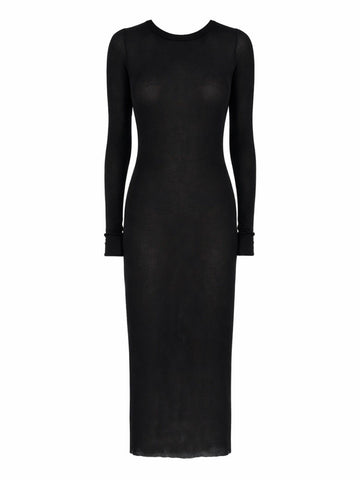 RICK OWENS - LONG-SLEEVED MIDI DRESS long-sleeved-midi-dress_69380d49-af6a-45f2-b8f3-b0b5980f32e1