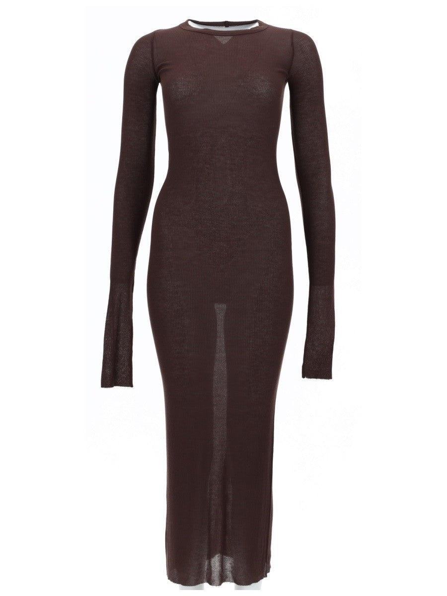 RICK OWENS - LONG-SLEEVED MIDI DRESS long-sleeved-midi-dress_e78e6057-917f-4bfa-86c4-3e75d213748e