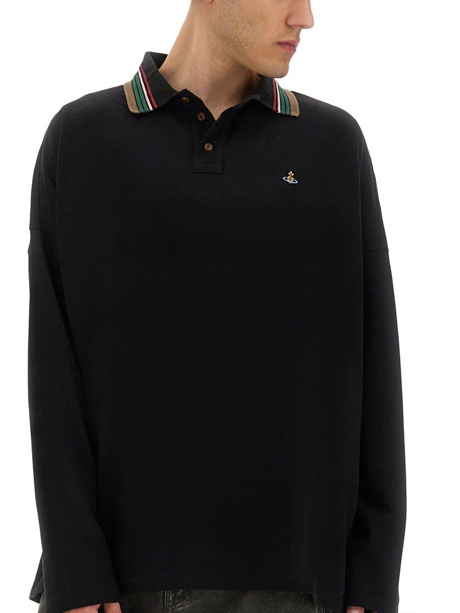 LONG-SLEEVED POLO SHIRT