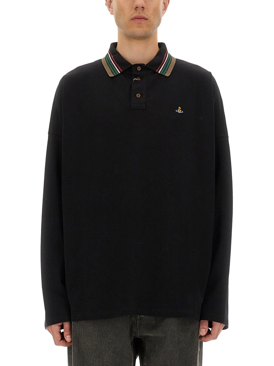 LONG-SLEEVED POLO SHIRT