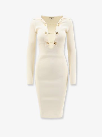 Elisabetta Franchi - Long viscose blend dress