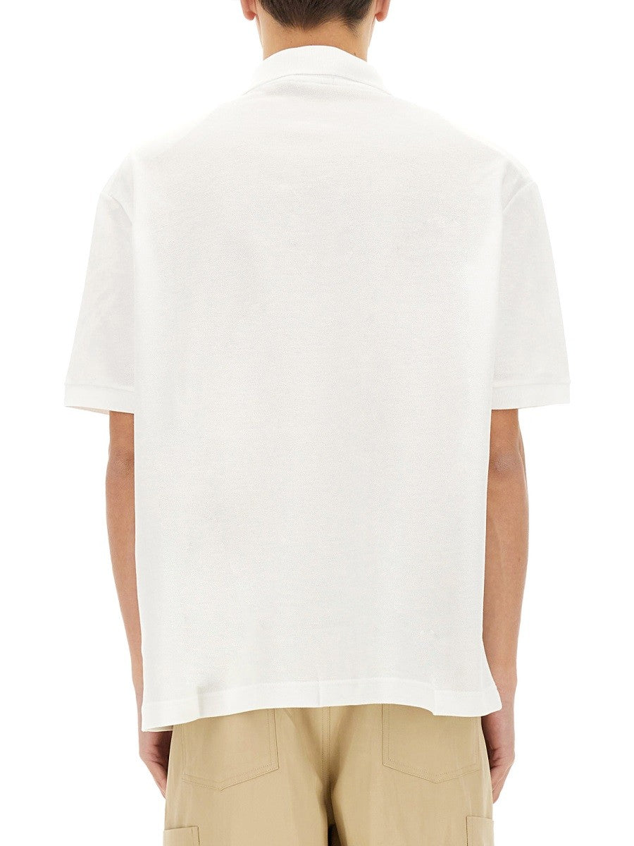 LOOSE FIT PIQUE POLO SHIRT