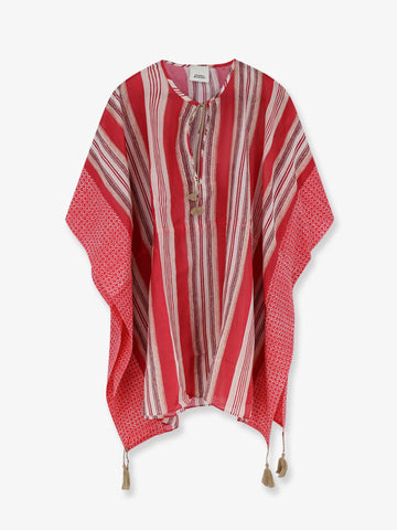 Isabel Marant - Loreliz cotton and silk beach robe dress loreliz-cotton-and-silk-beach-robe-dress