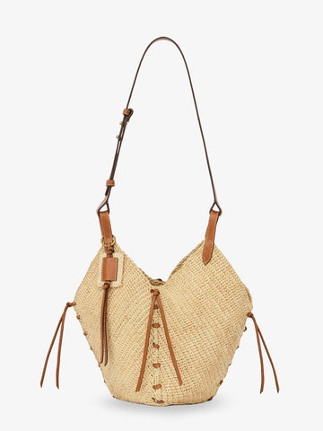 Isabel Marant - Losange raffia shoulder bag losange-raffia-shoulder-bag