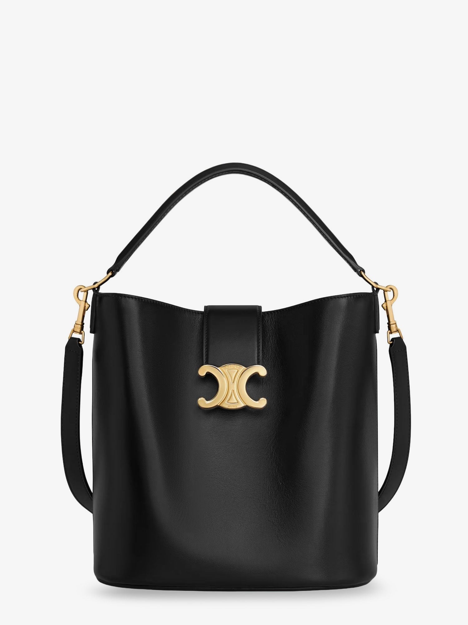 Louise Medium bucket bag with metal Triomphe logo louise-medium-bucket-bag-with-metal-triomphe-logo_d9cdc341-e7f5-4a07-8706-18f0b8c5c641