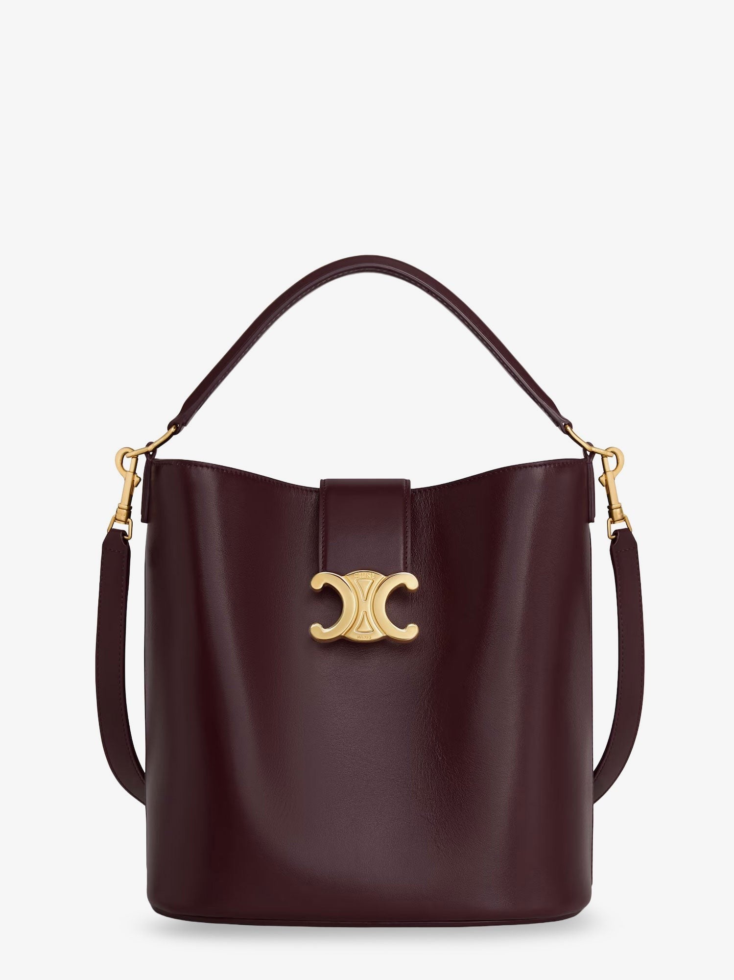 Louise Medium leather bucket bag