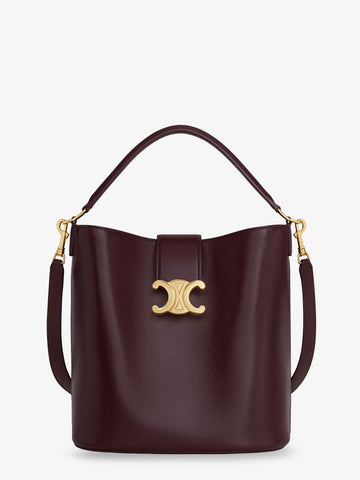 Louise Medium leather bucket bag