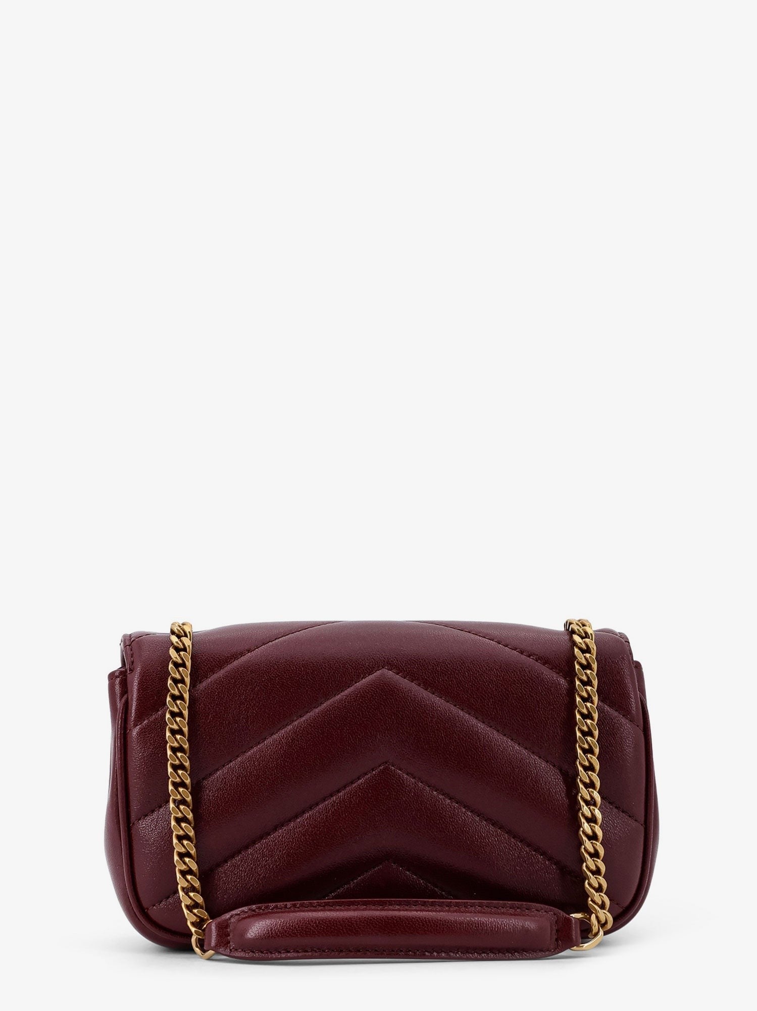 Saint Laurent - Loulou Mini crossbody bag with chevron stitching