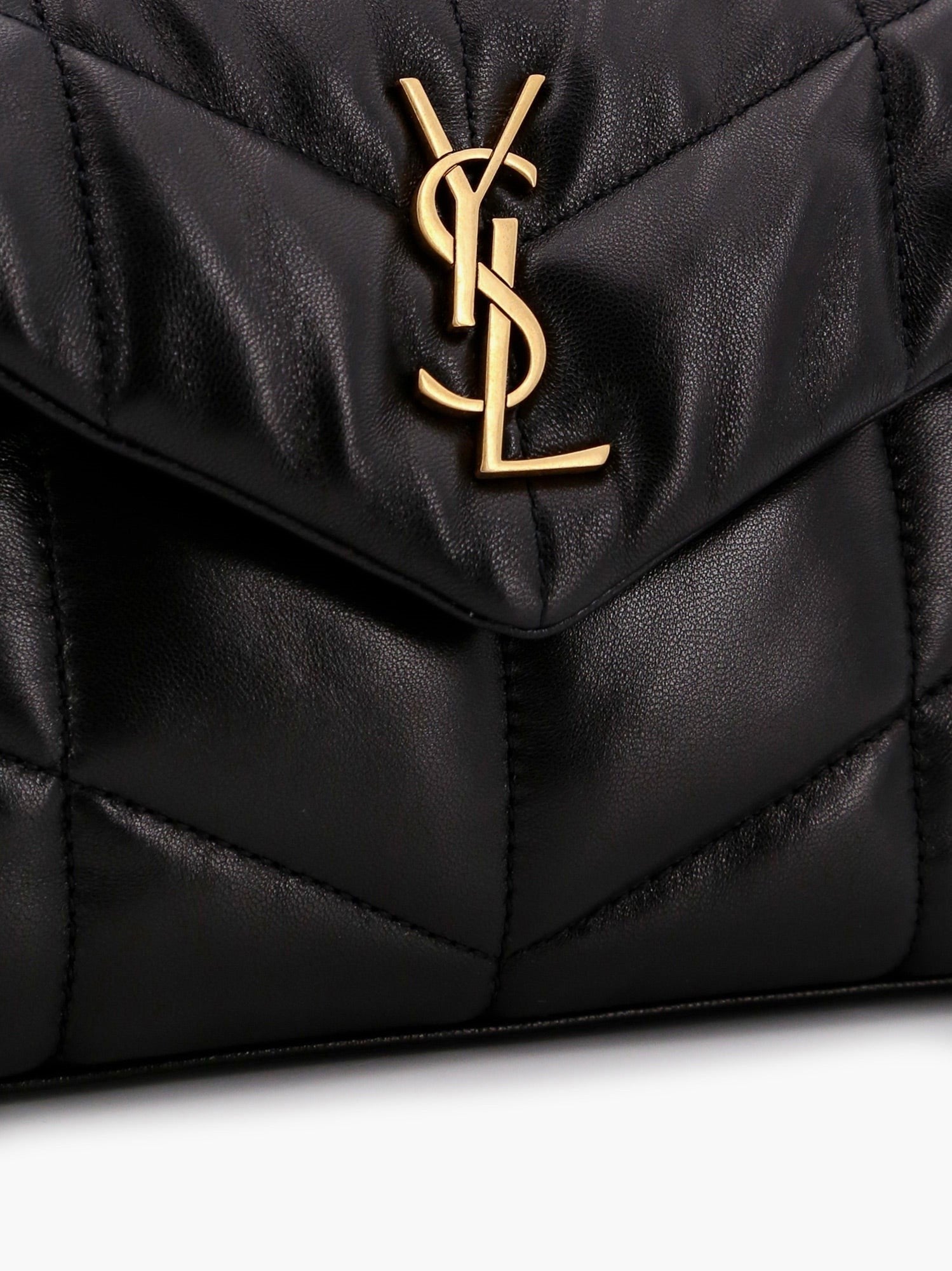 Saint Laurent - Loulou Puffer Toy matelassé leather crossbody bag