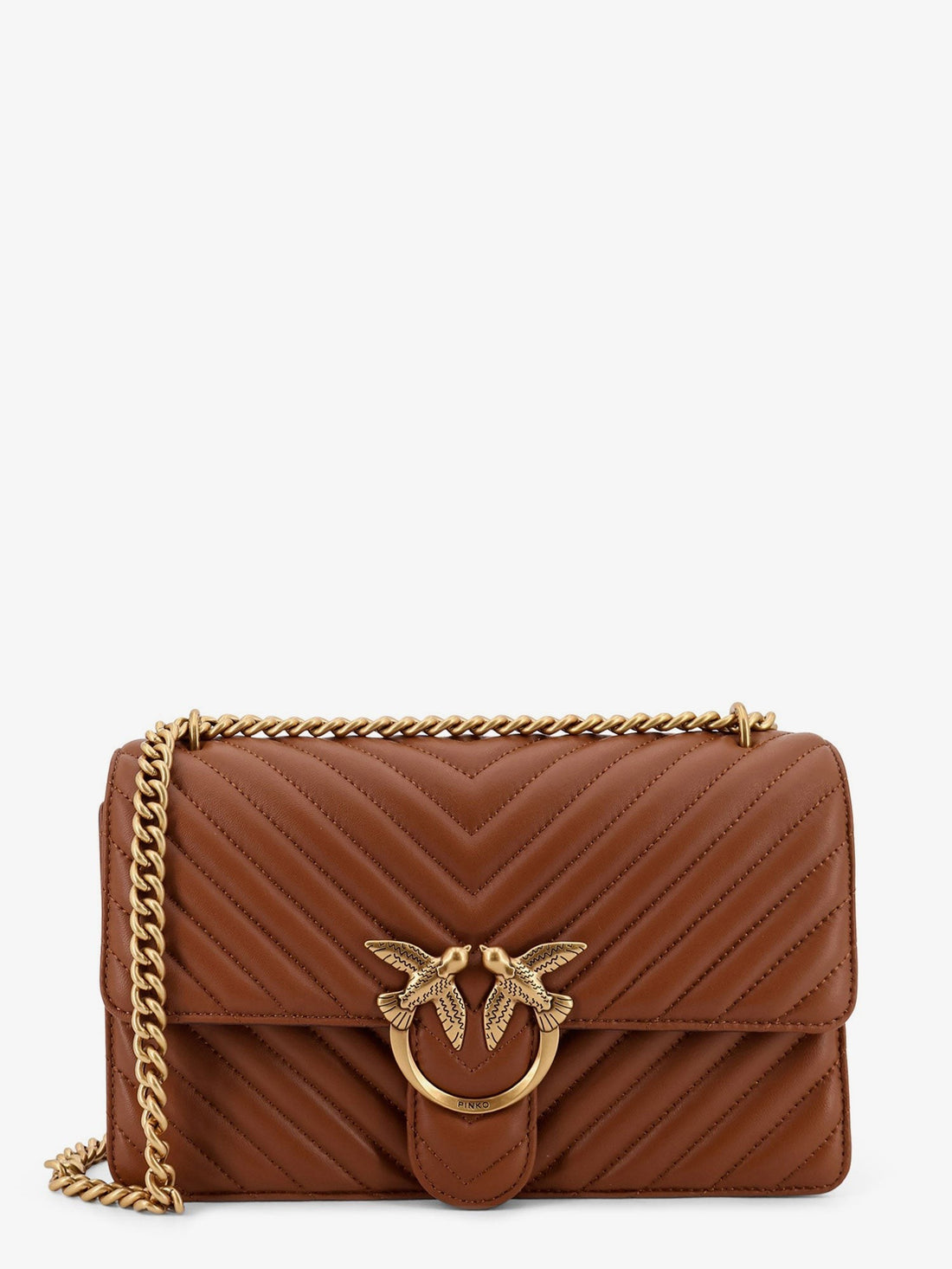 Pinko Love Bag One quilted leather crossbody bag