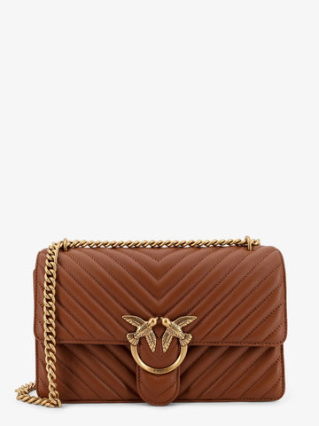 Pinko Love Bag One quilted leather crossbody bag