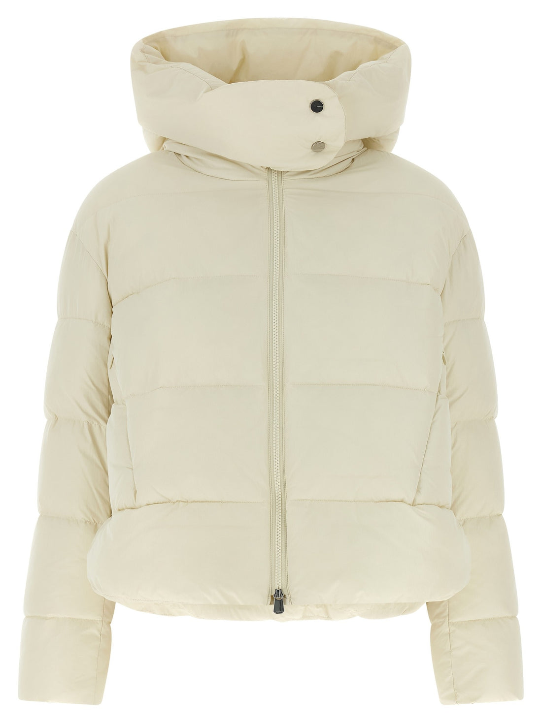 Pinko - 'Love Birds' logo down jacket beige