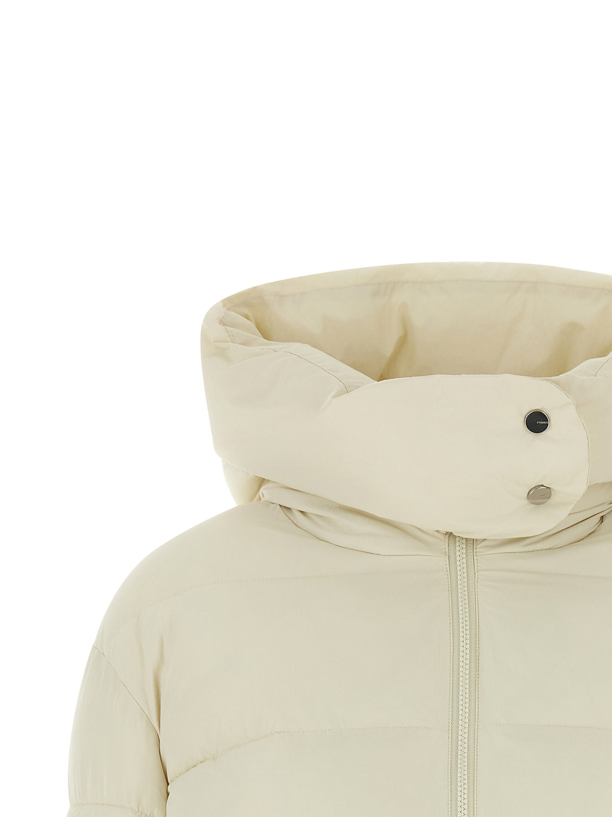 Pinko - 'Love Birds' logo down jacket