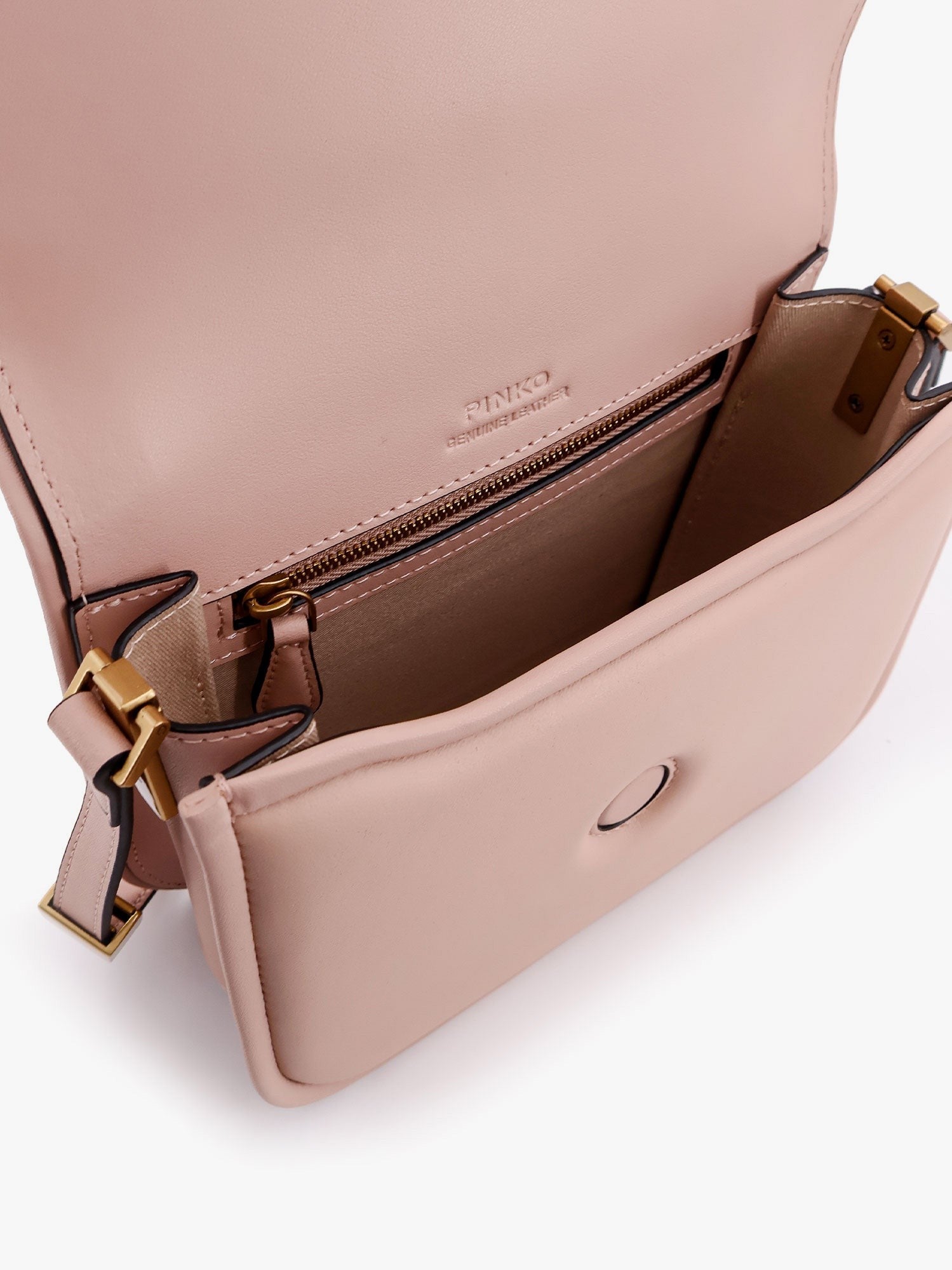 Love Box leather crossbody bag