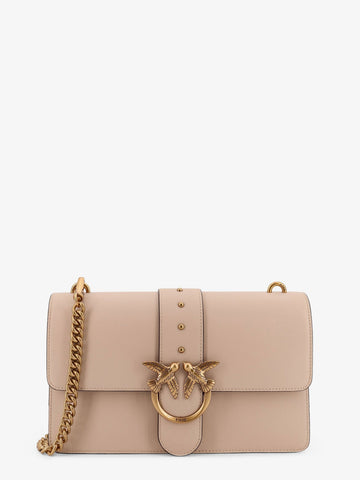 Pinko Love One leather crossbody bag