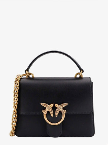 Pinko Love One leather crossbody bag