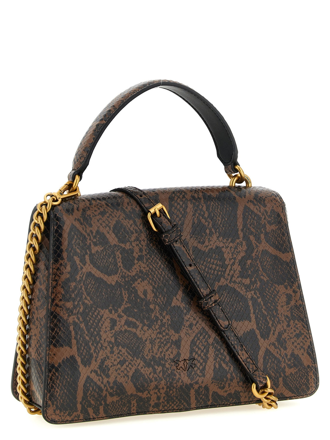 Pinko - 'Love One Light' medium handbag Brown U