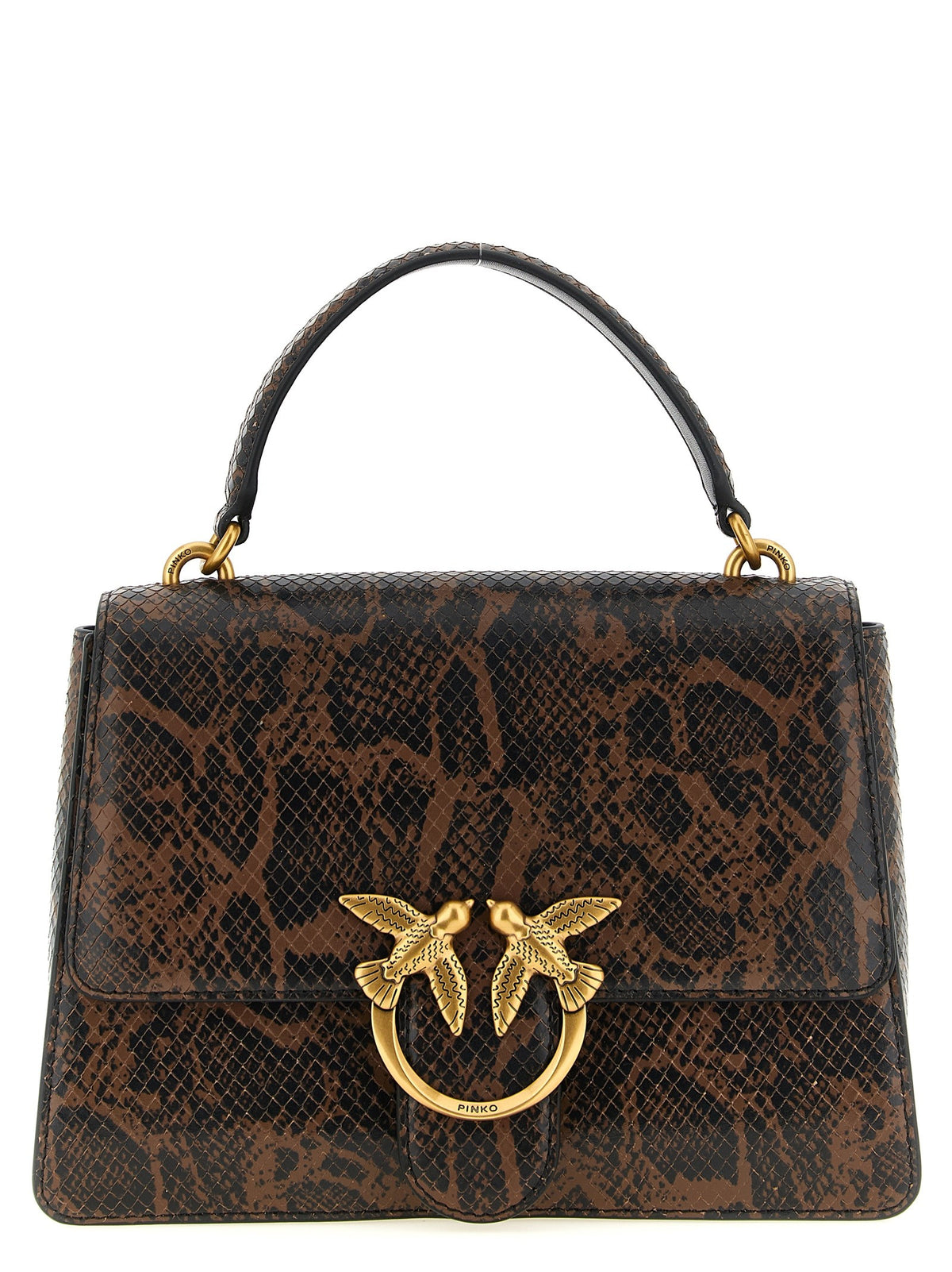 Pinko - 'Love One Light' medium handbag Brown U