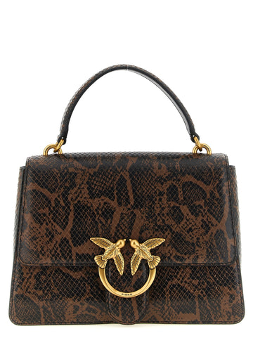 Pinko - 'Love One Light' medium handbag Brown U