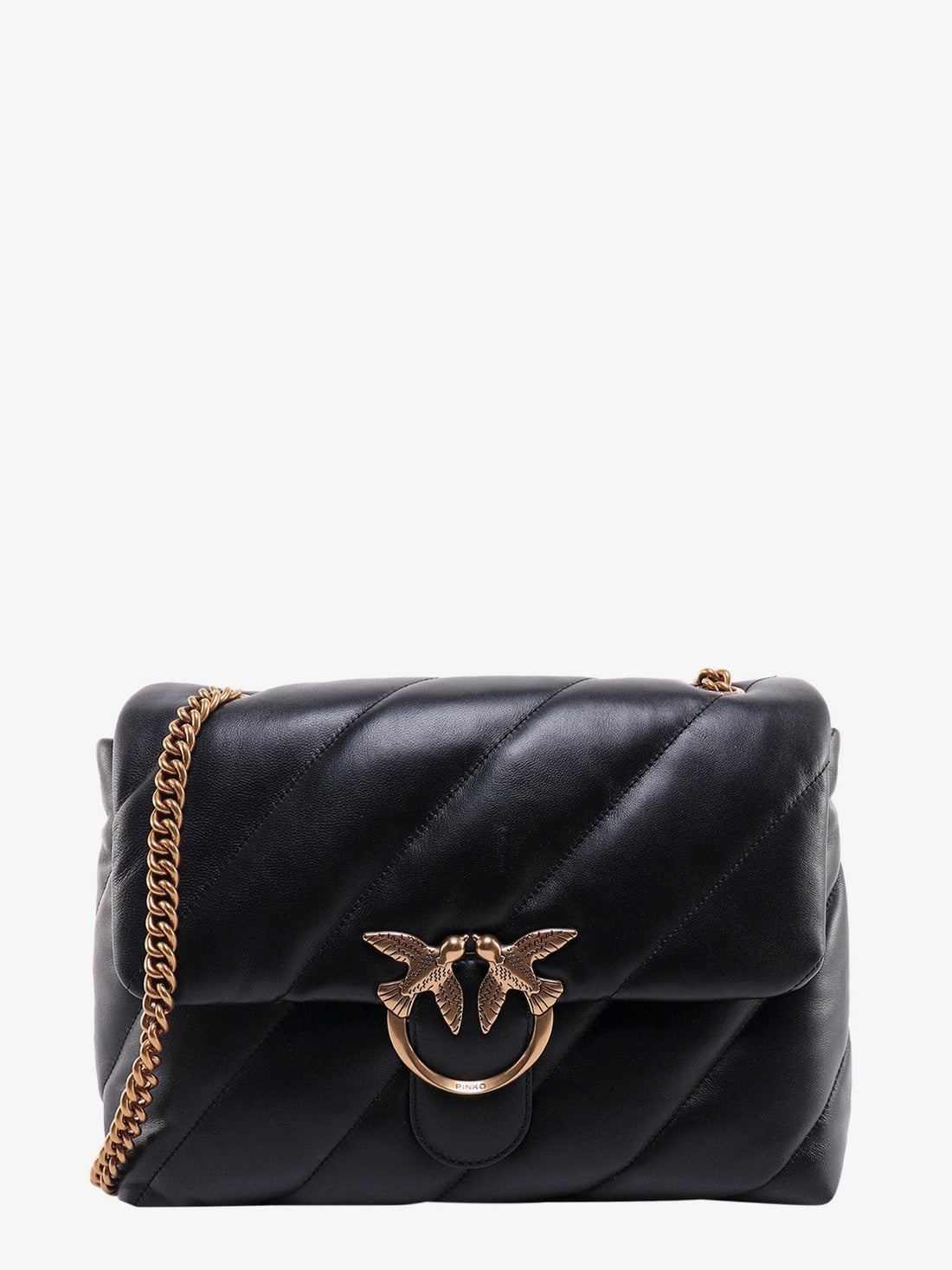 Pinko Love Puff quilted leather crossbody bag