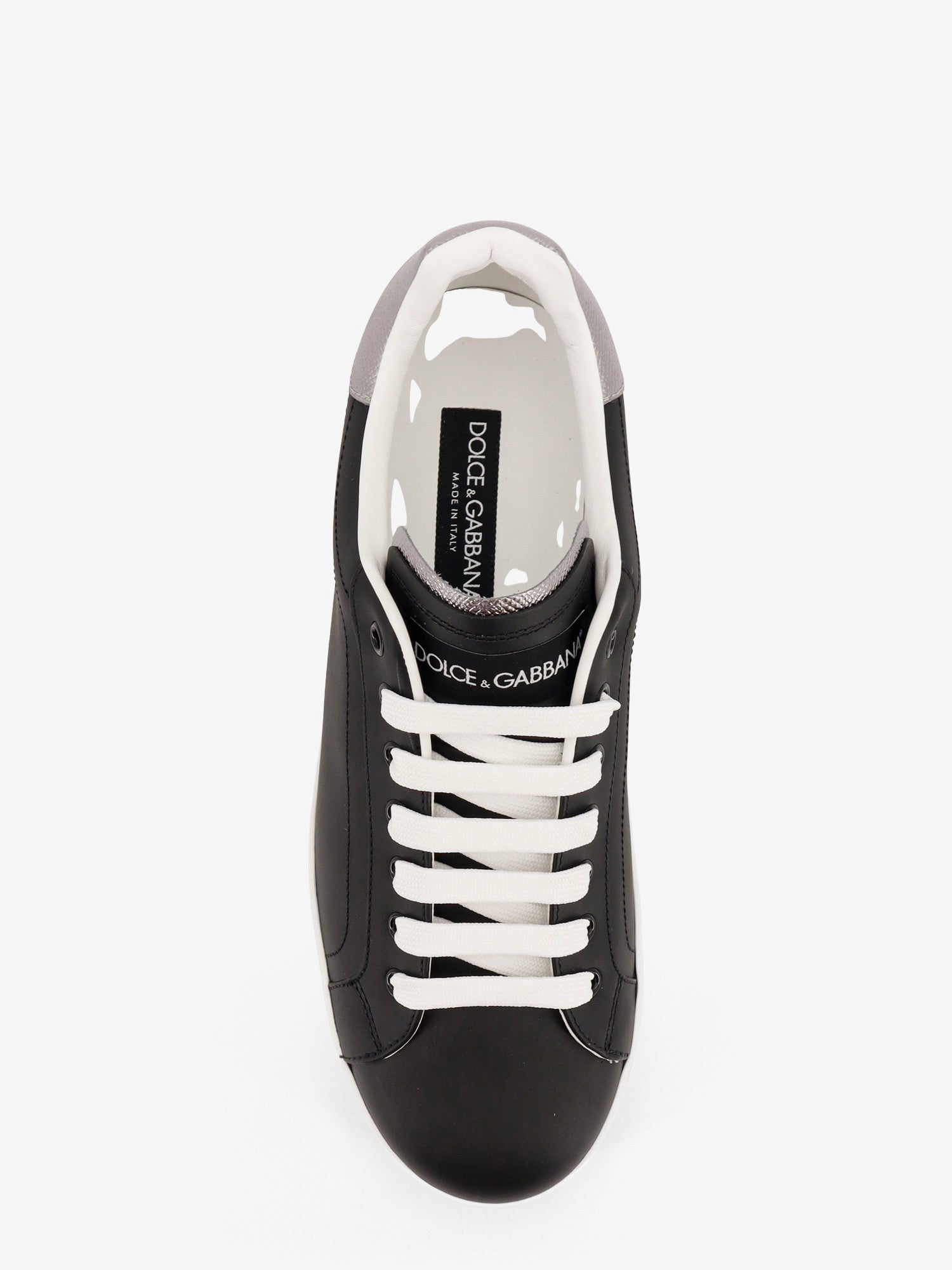Low-top leather sneakers