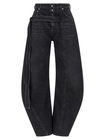 JEAN PAUL GAULTIER - Low waist jeans Black