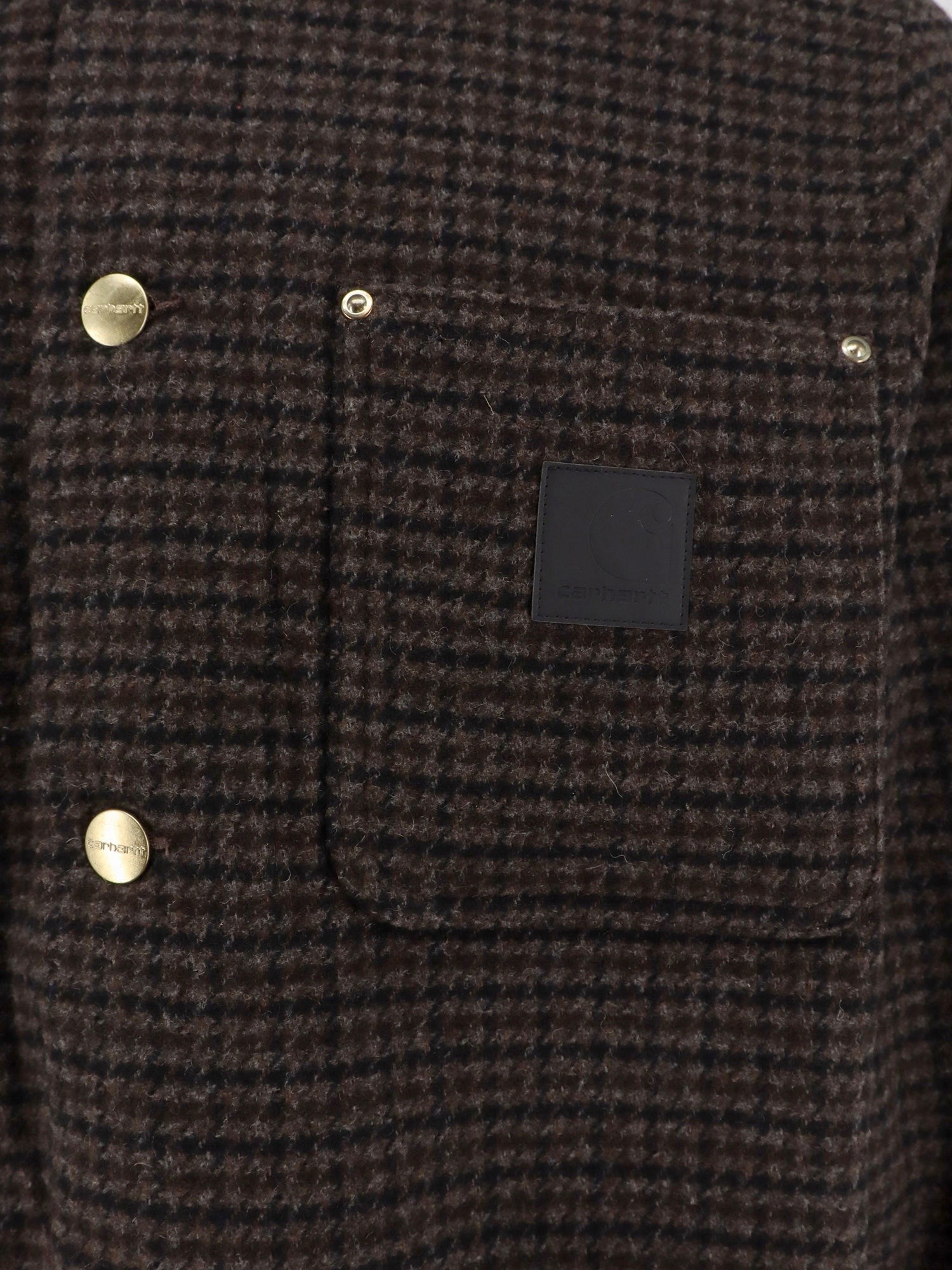 Lowis jacket with houndstooth pattern