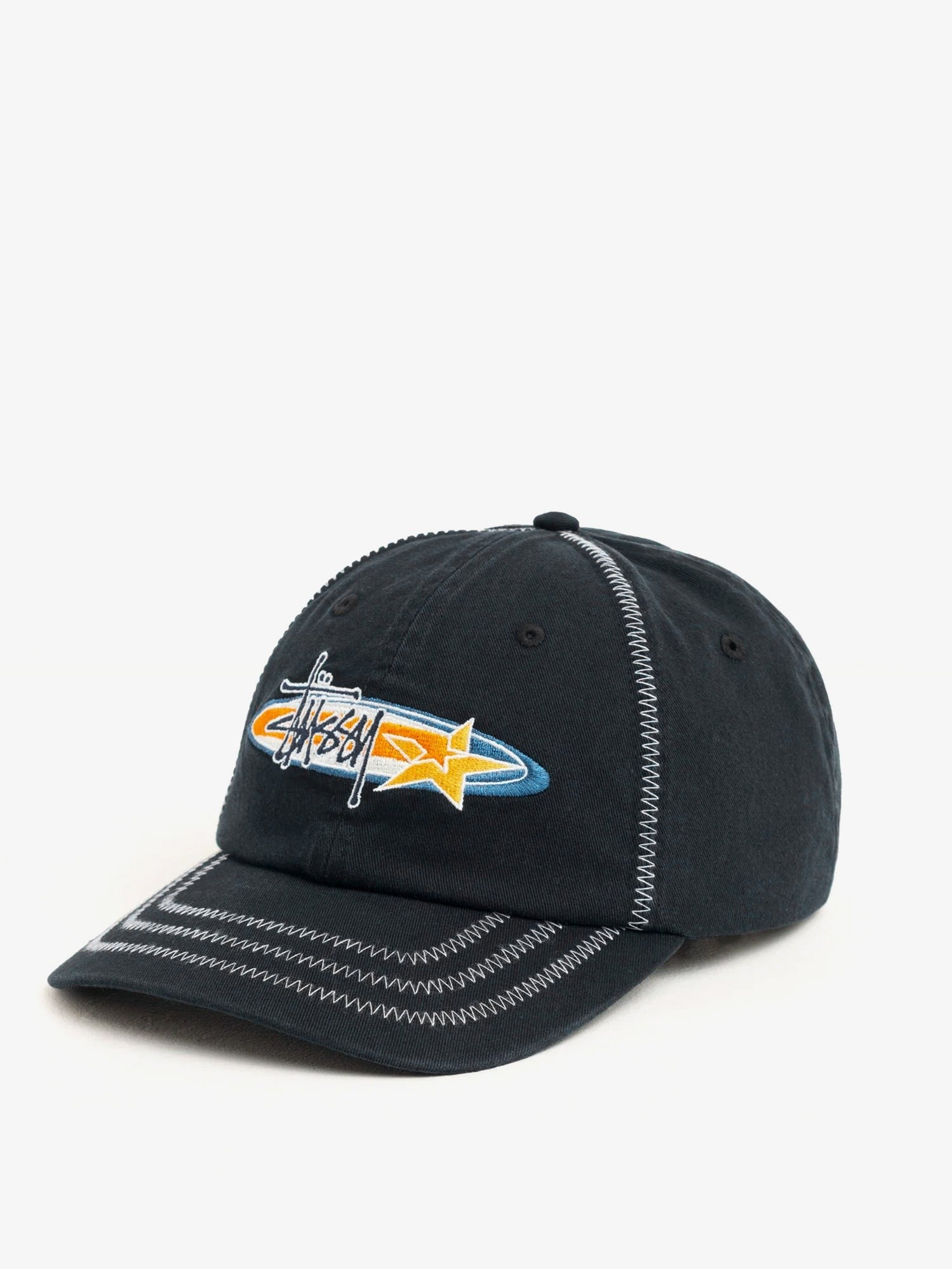 STUSSY - LP Oval Star cotton baseball hat