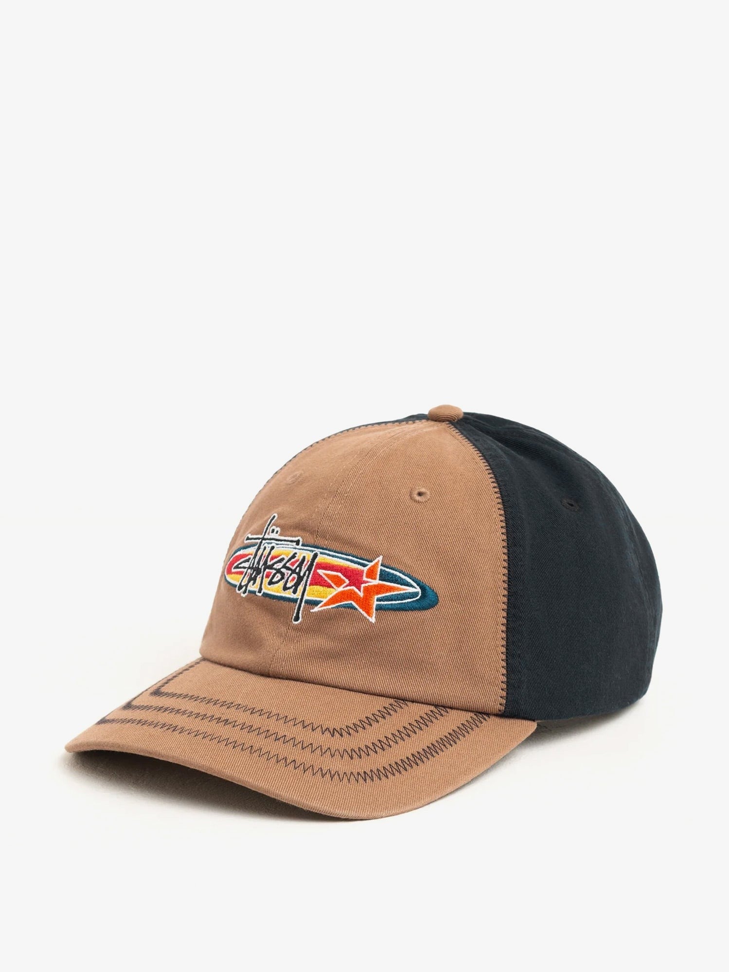 STUSSY - LP Oval Star cotton baseball hat