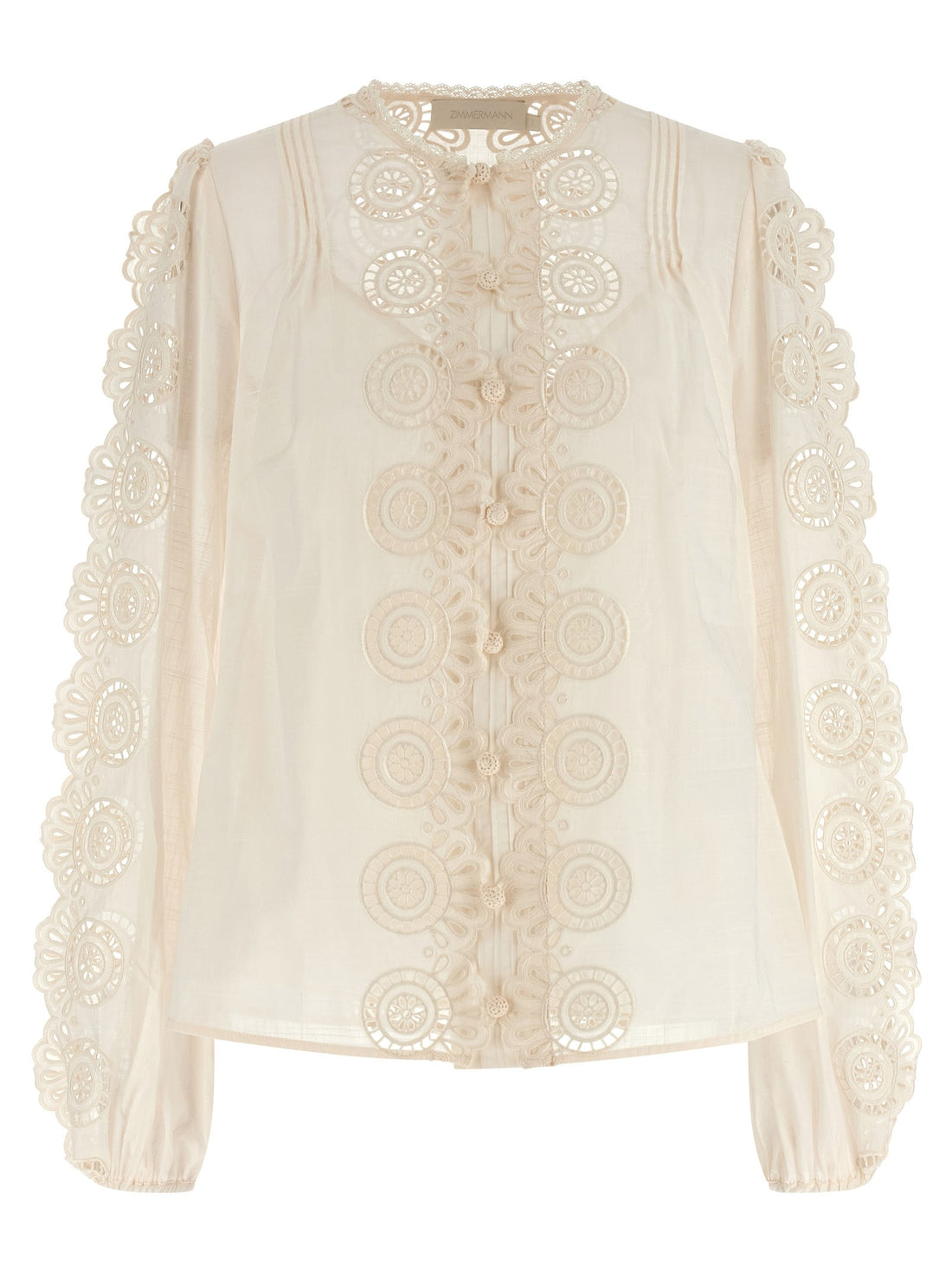 ZIMMERMANN - 'Lucky' embroidered blouse White 0.0