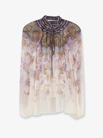 ZIMMERMANN ZIMMERMANN - Luna Billow viscose shirt