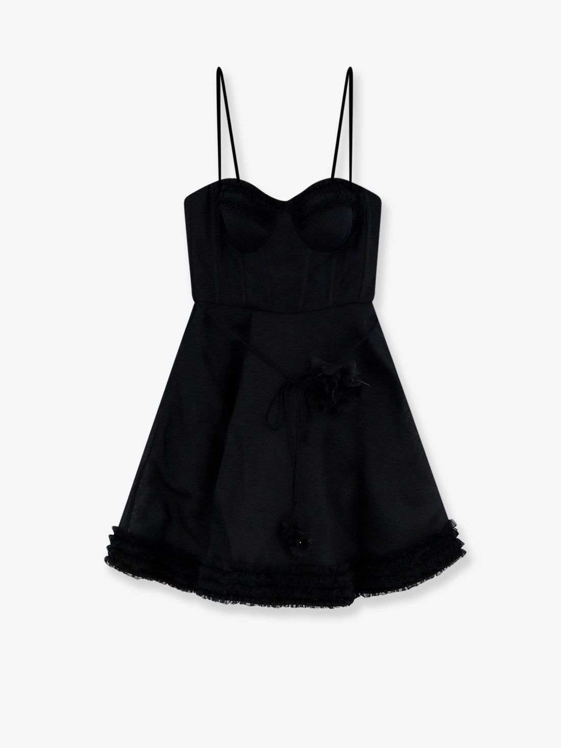 ZIMMERMANN - Luna linen and silk blend mini dress luna-linen-and-silk-blend-mini-dress